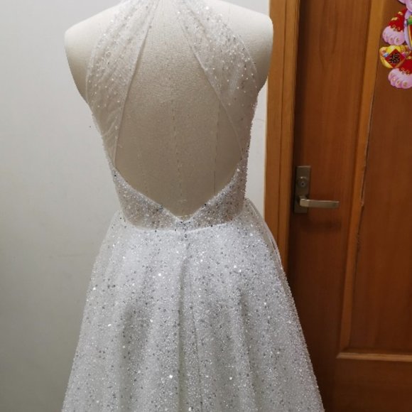 Lace and Liberty Custom Made 2 Piece Wedding Dress - Picture 7 of 10